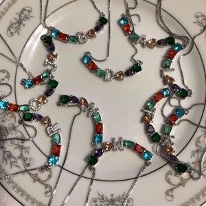 Necklace in AAA Cubic ZIRCON